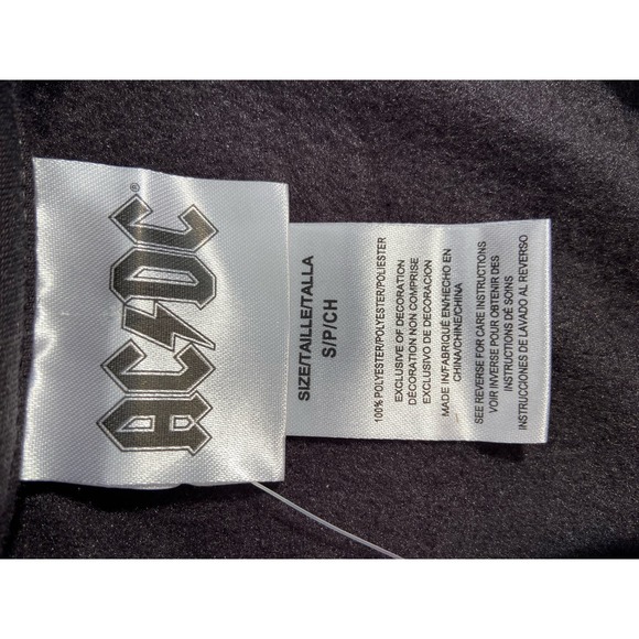 AC/DC Rock Band Black Sweatshirt | Men’s Size S * NEW | Blow Up Your Video MSS21 - Picture 5 of 6